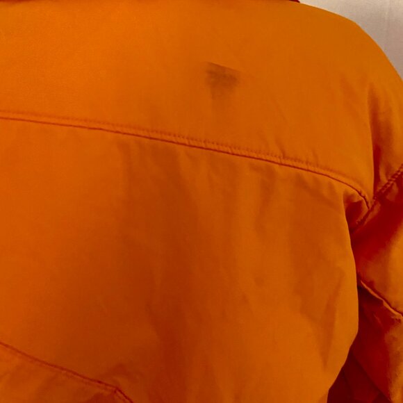 Columbia Western Lmd Edition Reversible Jacket Pearl Snap Orange Med VTG Coat - Picture 8 of 16